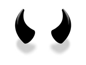 Helmet Flair® MagNeatOhz™ Large Devil Horns for Helmet | Made in USA | Helmet Accessory for Motorcycle Helmet