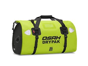 Motorcycle 500D PVC Waterproof Reflective Tail Duffle Bag Saddle Dry Luggage Outdoor Accessories (Green