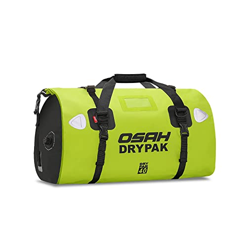 Motorcycle 500D PVC Waterproof Reflective Tail Duffle Bag Saddle Dry Luggage Outdoor Accessories (Green Motorcycle 500D PVC Waterproof Reflective Tail Duffle Bag Saddle Dry Luggage Outdoor Accessories (Green