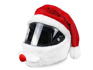 GLAHORSE Christmas Santa Motorcycle Helmet Cover