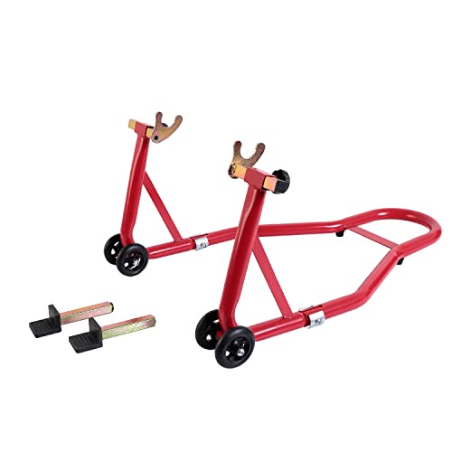 Jack Boss Motorcycle Stand Front and Rear Combo Wheel Lift Stands Jack Boss Motorcycle Stand Front and Rear Combo Wheel Lift Stands