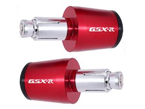 Motorcycle Handle Bar Ends Plug for Suzuki GSXR 600 750 1000 (Red)