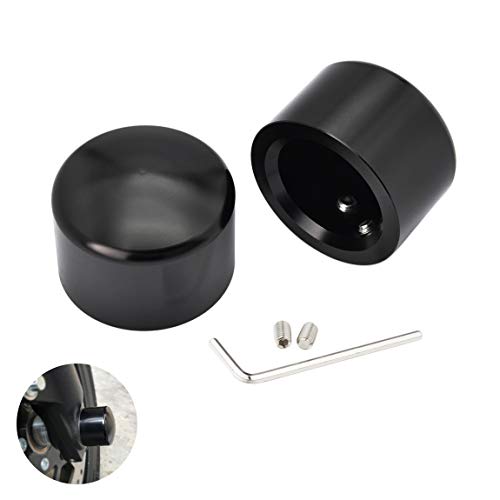 Benlari Black Axle Nut Covers Front Axle Caps 2002-2022 Compatible for Harley Davidson Touring Softail Sportster Dyna Trike Electra Street Road Glide Road King Fat Boyoy 2002-2021 Benlari Black Axle Nut Covers Front Axle Caps 2002-2022 Compatible for Harley Davidson Touring Softail Sportster Dyna Trike Electra Street Road Glide Road King Fat Boyoy 2002-2021