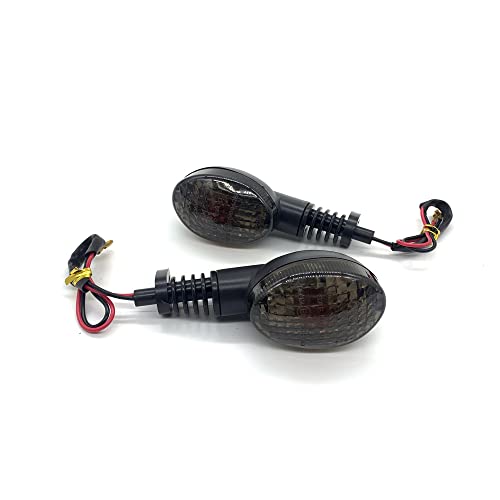 VRWEARE Motorcycle Turn Signal Indicator Light Compatible with KAWASAKI EX250R NINJA 250 250R KLX250S KLX250SF VN650 Vulcan S Front/Rear Blinker Lamp (Smoke shell) VRWEARE Motorcycle Turn Signal Indicator Light Compatible with KAWASAKI EX250R NINJA 250 250R KLX250S KLX250SF VN650 Vulcan S Front/Rear Blinker Lamp (Smoke shell)