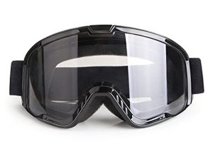Motorcycle Goggles for Men Women Motocross Goggles Dirt Bike Goggles ATV Goggles Riding Goggles Powersports Goggles Offroad Goggle MX Goggles Skiing Goggles UV400 Anti-Scratch Dustproof Goggles Clear