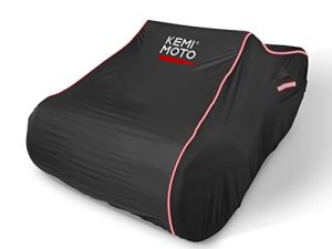 KEMIMOTO Full Cover Compatible with Can-Am Ryker 600 900 Sport and Rally Edition Upgraded Outdoor Protection Full Cover with Reflective Strips