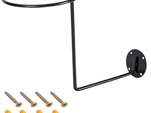 PGCOKO Motorcycle Accessories Helmet Holder Wall Mounted Metal Helmet Hanger Rack for Jacket