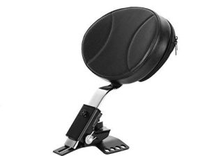 INNOGLOW Motorcycle Adjustable Driver Backrest Plug-In Rider Backrest Fit For Harley Davidson Touring Electra Glide Road Glide Street Glide Road King (Harley Davidson)
