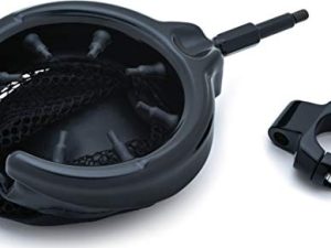 Kuryakyn 1729 Motorcycle Handlebar Accessory: Drink/Cup Holder with Mesh Basket