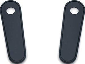 Kuryakyn 9397 Motorcycle Accent Accessory: Passenger Board Block Off Plates for 1993-2019 Harley-Davidson Touring & Trike Motorcycles