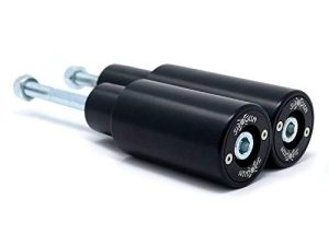 Shogun Kawasaki Ninja 650 Z650 Z 650 2017 2018 2019 2020 2021 2022 Black PA2 No Cut Frame Sliders Fits ABS & NON ABS Models - 715-4519 - MADE IN THE USA