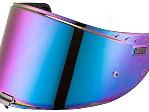 LS2 Challenger Shield Visor Street Motorcycle Helmet Accessories - Blue Mirror/One Size