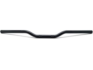 Krator Motorcycle Handlebar 7/8" Black Euro Style Bobber Cruiser Cafe Racer Bike