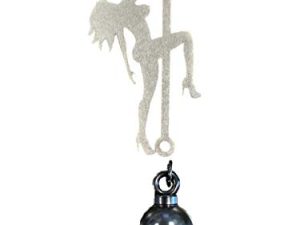 Kustom Cycle Parts Universal Stainless Steel Stripper Bell Hanger with Bell - Bolt and Ring Included. Fits all Harley Davidson Motorcycles & More! Proudly MADE IN THE USA! (Gloss Black)