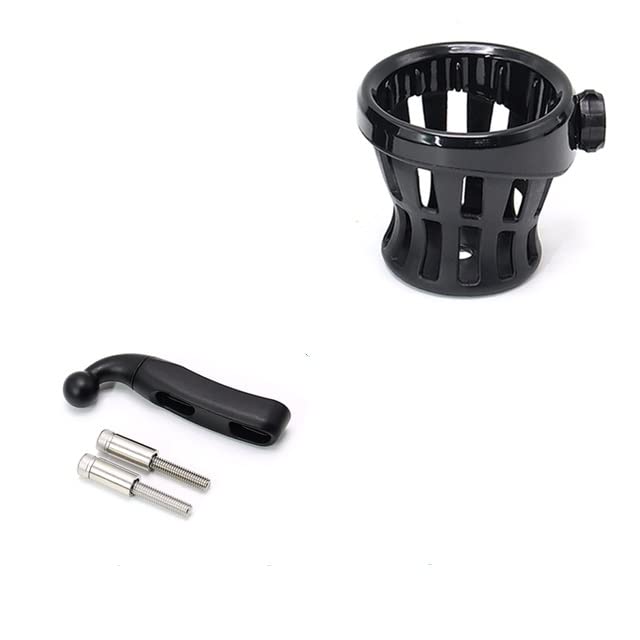 Halifu Motorcycle Handlebar Cup Holder Drink Mounted for Harley Dyna Softail Electra Glide 1996-up for Honda Goldwing GL1800 Handlebar Cup Holder Drink with mesh Holder (102 MM Black) Halifu Motorcycle Handlebar Cup Holder Drink Mounted for Harley Dyna Softail Electra Glide 1996-up for Honda Goldwing GL1800 Handlebar Cup Holder Drink with mesh Holder (102 MM Black)