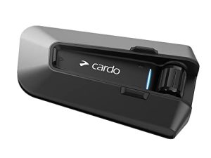 Cardo PACKTALK Edge Motorcycle Bluetooth Communication System Headset Intercom - Single Pack