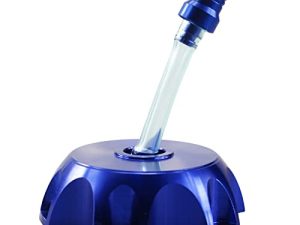 CNC Aluminum Gas Fuel Tank Cap With Breather Valve for 50cc 70cc 90cc 110cc 125cc 140cc 150cc 160cc Pit Dirt Bike Motorcycle Blue