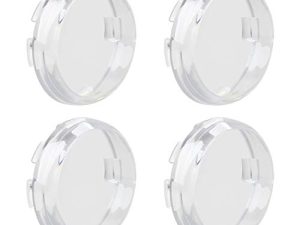NTHREEAUTO 4PCS Clear Bullet Turn Signals Lens Cover Compatible with Harley Sportster Dyna Road King Street Glide Softail Fatboy