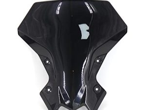 Halifu 2021 2020 For KAWASAKI Z900 Z 900 NEW Motorcycle Accessories Windscreen Windshield Baffle Air Wind Deflectors (Black)