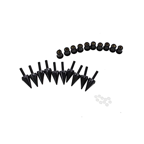 PROCNC Motorcycle Spike Windshield Bolts Screw Nuts Fit For Honda CBR 600rr 1000rr for Suzuki GSXR 600 750 1000 for Yamaha R1 R6 R6s for Kawasaki ZX6R ZX9R ZX10R ZX12 (Black) PROCNC Motorcycle Spike Windshield Bolts Screw Nuts Fit For Honda CBR 600rr 1000rr for Suzuki GSXR 600 750 1000 for Yamaha R1 R6 R6s for Kawasaki ZX6R ZX9R ZX10R ZX12 (Black)