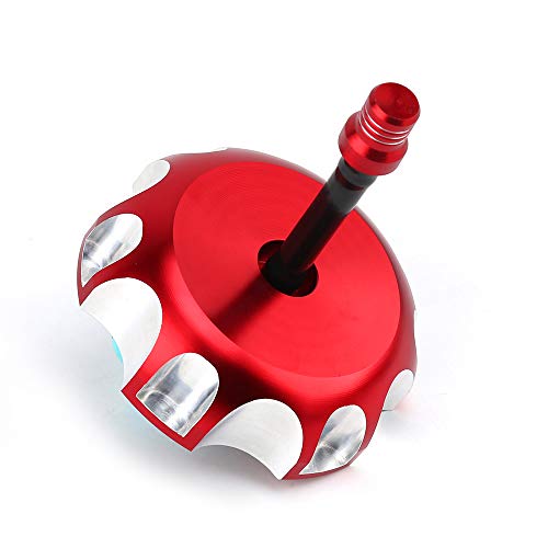 DOSON Gas Fuel Tank Cap CNC Red With Breather Valve Aluminum For XR DOSON Gas Fuel Tank Cap CNC Red With Breather Valve Aluminum For XR