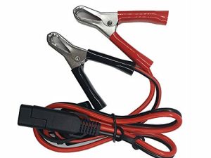 SAE to Aligater Clips Trickle Charger Extension Cable - Battery Charger Clamp 12V-24V Quick Disconnect Extension Cord 2FT 15A Alligator Clip for Pump Motorcycle Car Battery Solar Panels (2ft)
