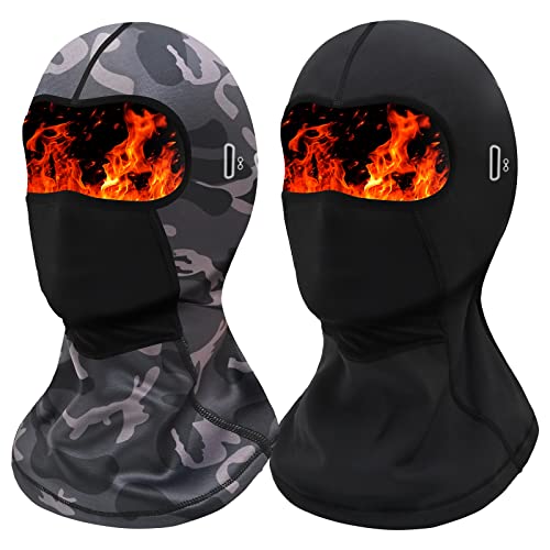 Bodvera 2 Pack Balaclava Winter Ski Mask for Men Women Windproof Warm Face Mask for Skiing Bodvera 2 Pack Balaclava Winter Ski Mask for Men Women Windproof Warm Face Mask for Skiing