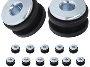 amavoler Motorcycle M6 Rubber Grommets Bolt 20 pcs
