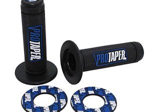 7/8 Universal Grips for Taper Dirt Pit Bike Blue one pair