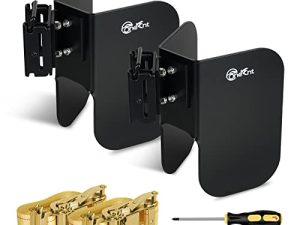 2pcs E-Track Wheel Chock & Strap Kit |E track motorcycle wheel chocks for for E-Track/X-Track System|E-Track Accessories for Enclosed Trailer Hold Bike