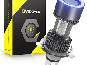 CAR ROVER H4 Motorcycle LED Headlight Bulb 9003 HB2 HS1 6000K Xenon White Conversion Kit