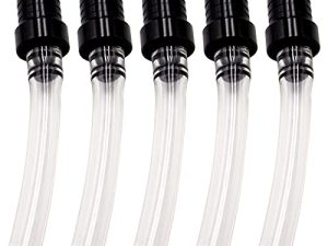 Taiss 5PCS Motorcycle Gas Cap (Black) Gas Fuel Tank Cap Vent