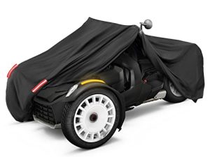 KEMIMOTO Full Cover Compatible with Can-Am Ryker 600 900 Sport Rally Edition Ryker Bike Full Cover All Weather Resistant with Reflective Strips