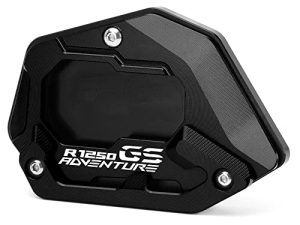 Modeer For BMW R1250GS Adventure 2018-2023 (Not For Lowered Vehicles) Motorcycle CNC Support Extension Plate Kickstand Side Stand Pad r 1250 gs adv r1250gsa Accessories (black)
