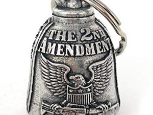 Bravo Bells The 2nd Amendment Bell - Biker Bell Accessory or Key Chain for Good Luck on The Road