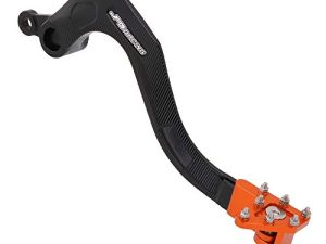 AnXin Motorcycle Rear Brake Pedal Foot Lever For KX250F 2006-2018 KX250 2019-2020 - Orange