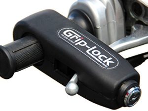 Grip-Lock GLBlack Black Motorcycle and Scooter Handlebar Security Lock