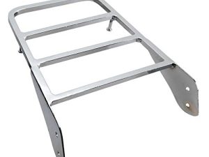 Mingting Chrome Sissy Bar Luggage Rack Bracket Compatible with Yamaha VStar 400 V Star 650 V-Star 1100 Classic XVS Dragstar XVS 1100 (2000-2011)