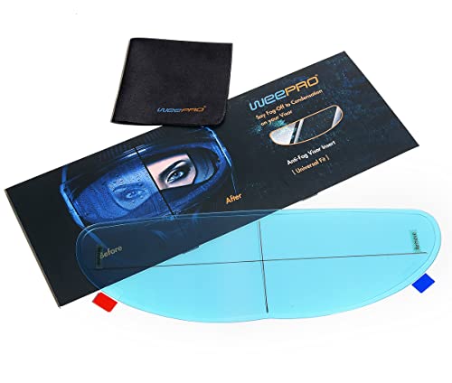 Motorcycle Helmet Visor Anti Fog Film - Helmet Face Shield Anti-fog Insert Fog-resistant Clear Visor for Riding in Humid Cold Weather Motorcycle Helmet Visor Anti Fog Film - Helmet Face Shield Anti-fog Insert Fog-resistant Clear Visor for Riding in Humid Cold Weather