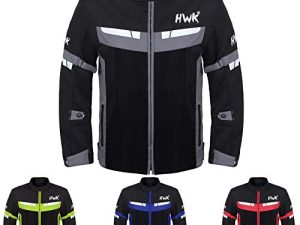 HWK Mesh Motorcycle Jacket Riding Air Motorbike Jacket Biker CE Armored Breathable