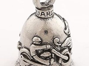 Guardian Never Ride Faster Than Your Angel Can Fly Motorcycle Biker Luck Riding Bell or Key Ring