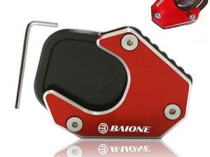 COPART Motorcycle Kickstand Pad Extender Foot Side Stand Extension Pad Support Plate For Honda CRF250 Rally CRF250L 2017 2018 2019 Red