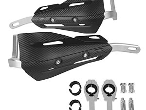 JXMOTO Handguards- Universal for 7/8" and 1 1/8" Brush Bar For off Road ATV Yamaha Kawasaki Suzuki For Honda Motorcycle Pit Dirt Bike Motocross-black