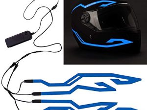 JIGUOOR 4PCS Motorcycle Helmet Light