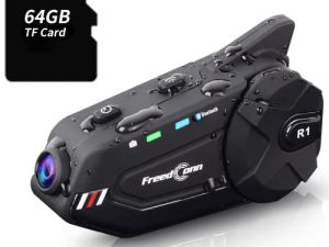 Motorcycle Bluetooth Headset with 1080P Camera