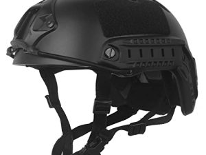 LOOGU Fast PJ Base Jump Military Helmet with 12-in-1 Headwear