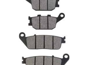 AHL Front & Rear Brake Pads Set for Honda VTX1300 S Retro/C/R/T 2003-2013 / VTX1300 VTX 1300 C/R/S Retro 2003-2006 / VT1300 CXA Fury (Non ABS Model) 2010-2015 (Semi-metallic)