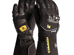 Hompres Heated Motorcycle Gloves - Fast Heating 3000mAh Electric Gloves
