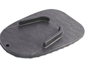 Motorcycle Kickstand Plate | Kick Stand Plate Pad Base For Motorcycle motor Dirt Bike Perfect for parking on hot asphalt and soft surfaces Multicolor Multipack (Black)