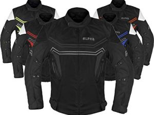 Motorcycle Jacket For Men Enduro Dualsport Riding High Visibility Dirtbike Ce Armor Waterproof All Season (BLACK